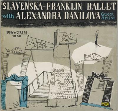 SLAVENSKA-FRANKLIN BALLET with ALEXANDRA DANILOVA PROGRAM 1953